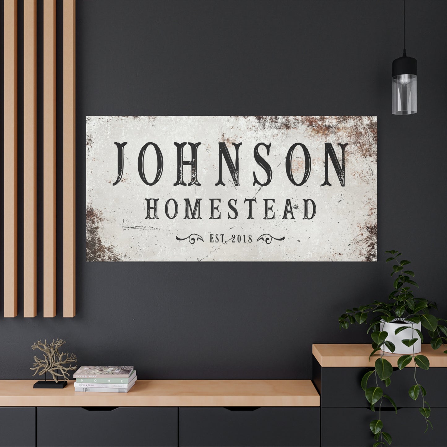 Homestead Sign - light