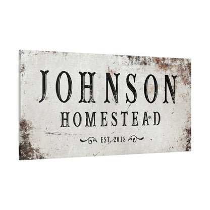 Homestead Sign - light