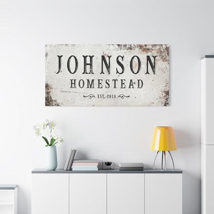 Homestead Sign - light