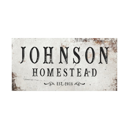 Homestead Sign - light