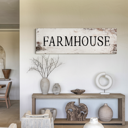 Farmhouse Sign - light