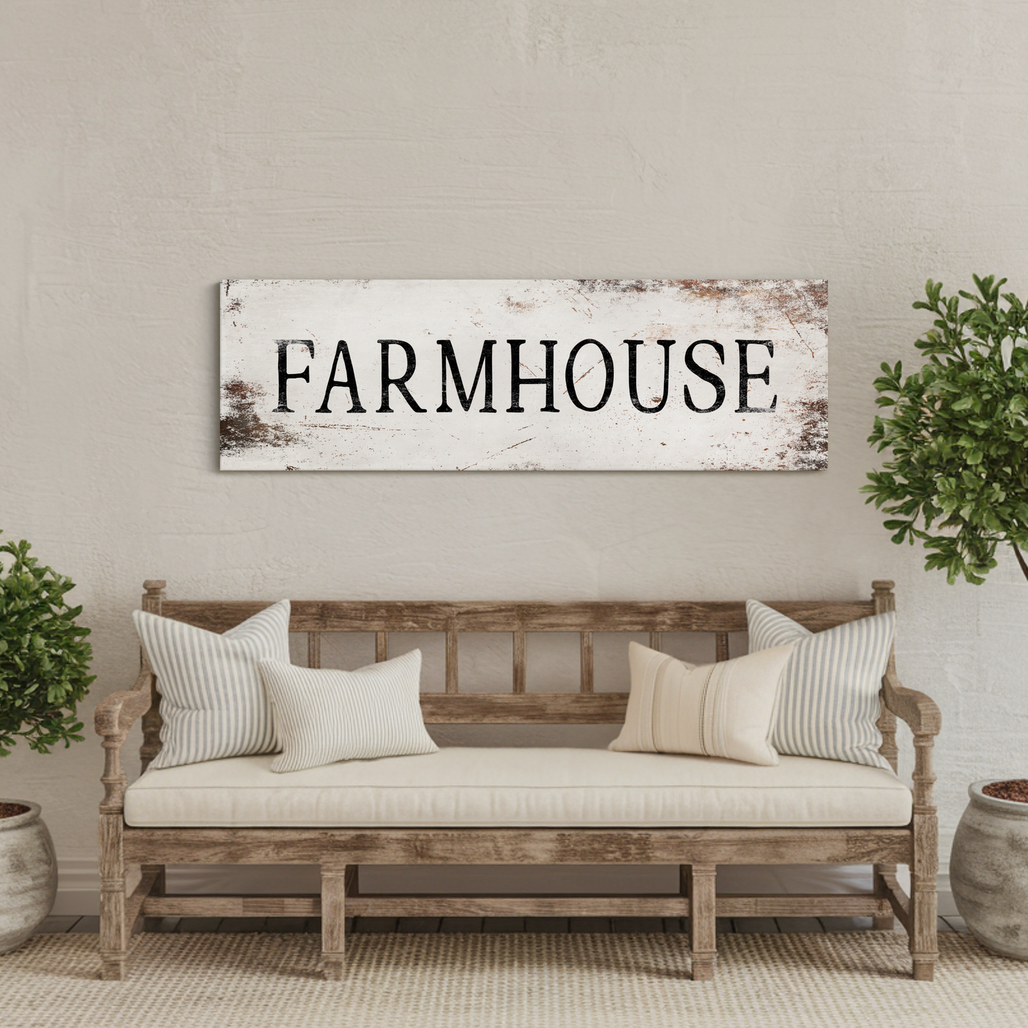 Farmhouse Sign - light