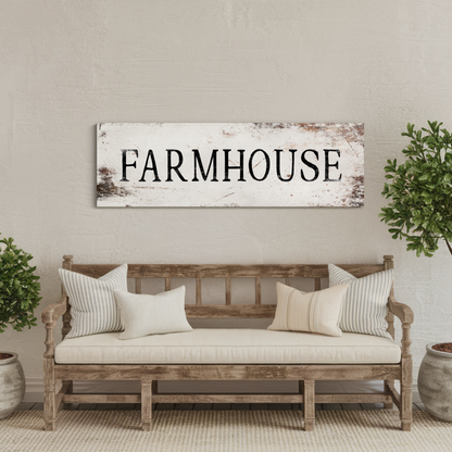 Farmhouse Sign - light