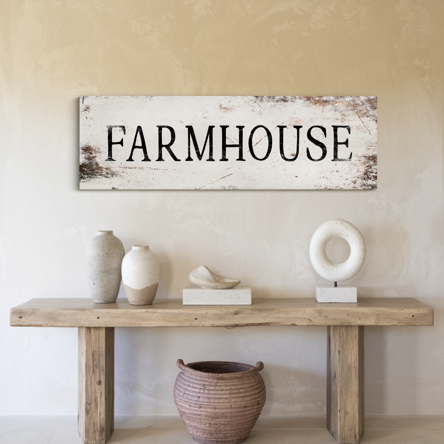 Farmhouse Sign - light