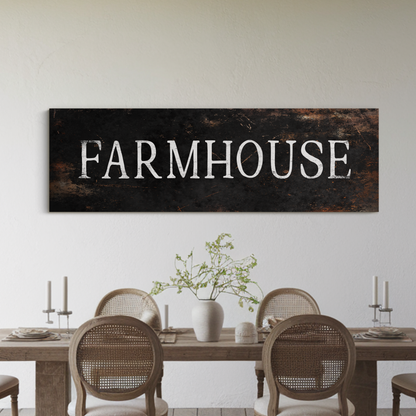 Farmhouse Sign - dark